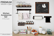 Kitchen Accessories Mockups, a Product Mockup by mock-ups (Thumbnail 1 of 20)