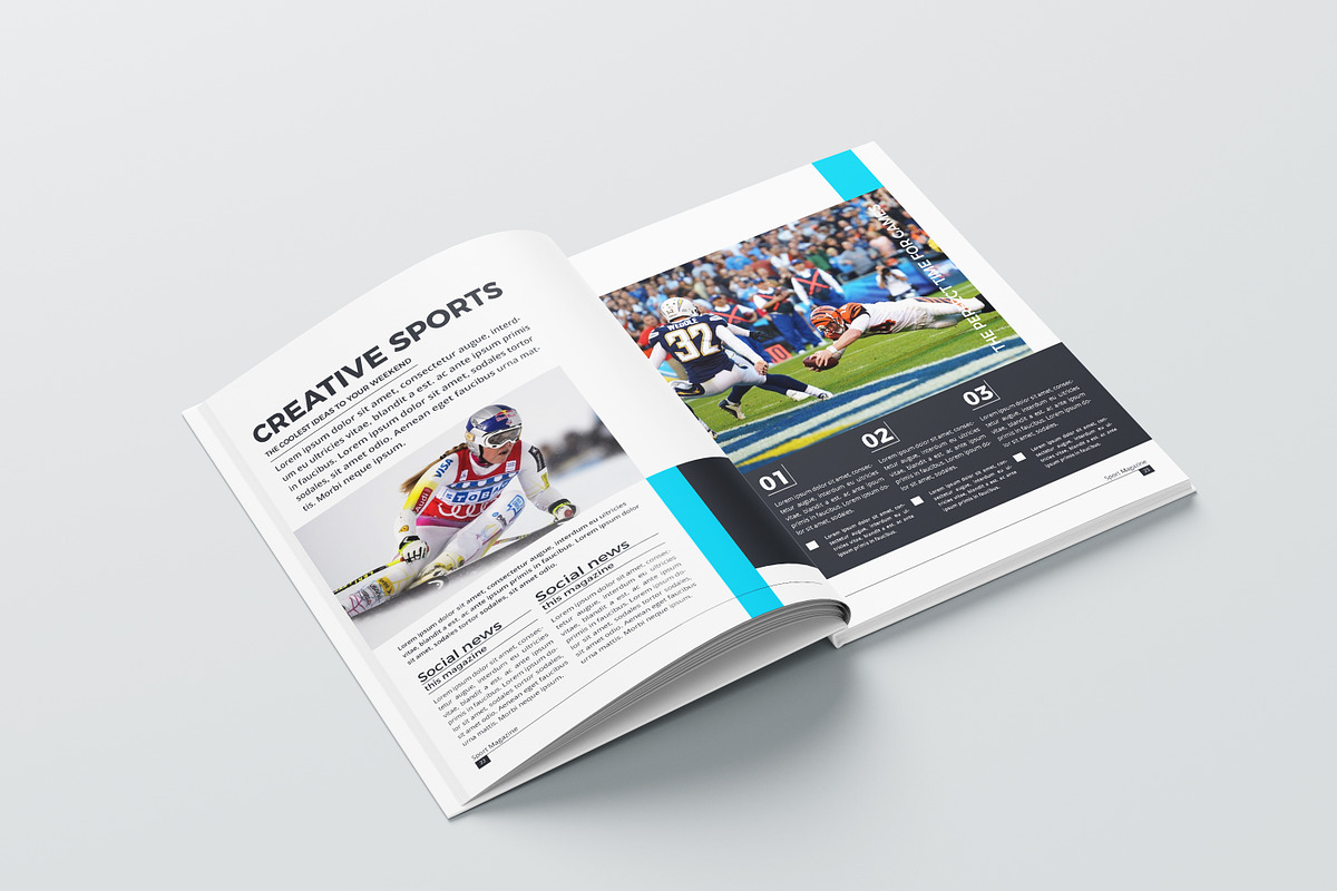 Sports Magazine, a Magazine Template by obidullah_01 (Photo 13 of 13)