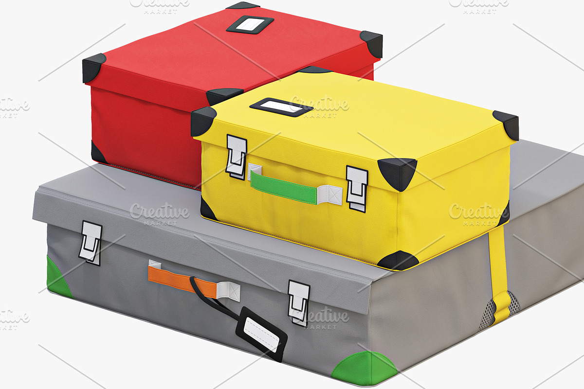 Flyttbar box set 3d model, an Object 3D Model by 3dmitruk (Photo 5 of 10)