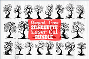 Tree Laser Cut Bundle | Decorative T, a Graphic by Designs_River (Thumbnail 1 of 11)
