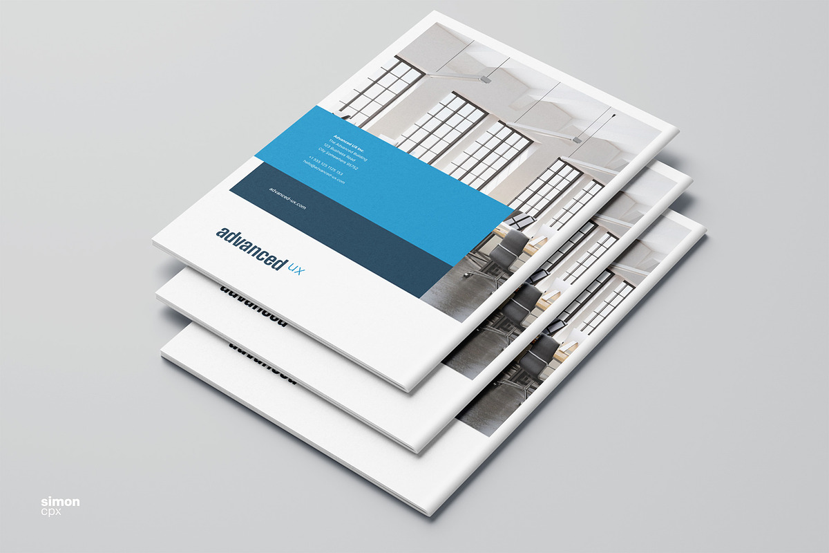 ADVANCED / Brochure Template, a Brochure Template by Type Here Studio (Photo 7 of 15)