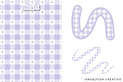 Gingham Pattern Procreate Brushes, a Brush Add-On by AngelfishCreative (Thumbnail 6 of 9)