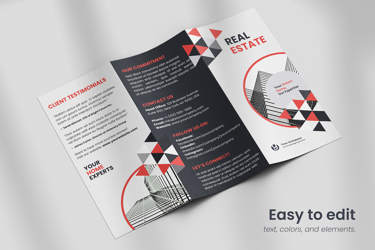 All Purpose Trifold Brochure 07, a Brochure Template by WheelieMonkey (Photo 3 of 4)