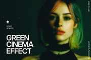Green Movie Photo Template, a Layer Style Add-On by Design Squad (Thumbnail 1 of 7)