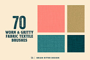 Distressed Textile Procreate Brushes, a Brush Add-On by Brian Ritter Design (Thumbnail 2 of 9)