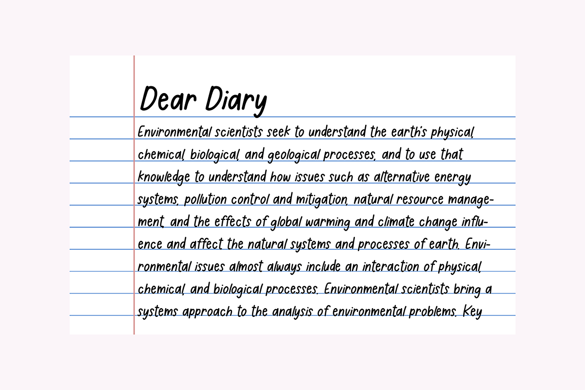 NOTEBOOK HANDWRITING Font Bundle, a Handwritten Font by Blush Font Co. (Photo 4 of 12)