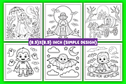 Stunning Vampires Halloween Coloring, a Seasonal Illustration by Coco Bloom (Thumbnail 2 of 4)