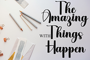Working Dreaming, a Handwritten Font by InermediaSTUDIO (Thumbnail 3 of 7)