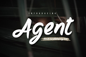 Agent - Brush Handwritten Font