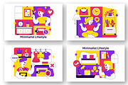 10 Minimalist Lifestyle Illustration, a Person Illustration by denayunebgt (Thumbnail 2 of 4)