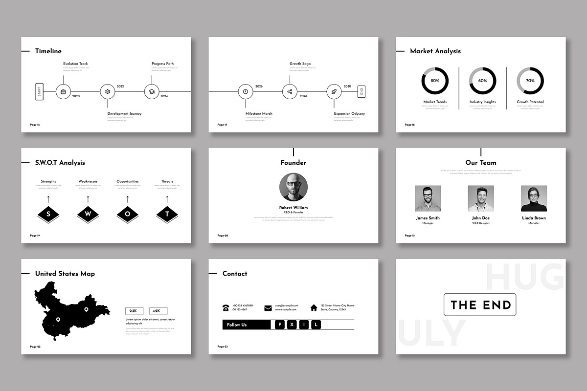 Clean & Minimal Presentation PPT, a Presentation Template by Mighty-Slide (Photo 4 of 4)