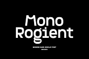 Mono Rogient - Modern Sans  Display, a Sans Serif Font by Imoodev (Thumbnail 1 of 5)