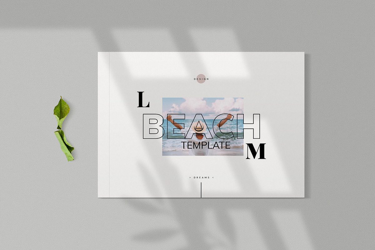 Beach Brochure Template, a Brochure Template by Creatiya Type (Photo 3 of 7)
