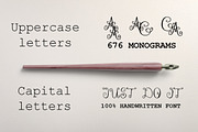 Monogram ELEGANTO Duo Font, a Script Font by Gennadi Digital Studio (Thumbnail 4 of 7)