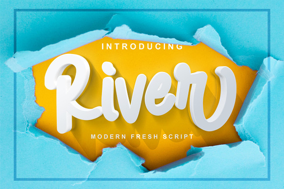 River - Modern Fresh Script preview 7