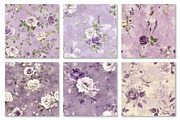 Purple Shabby Chic Digital Paper, a Texture Graphic by Dream Creation (Thumbnail 3 of 7)