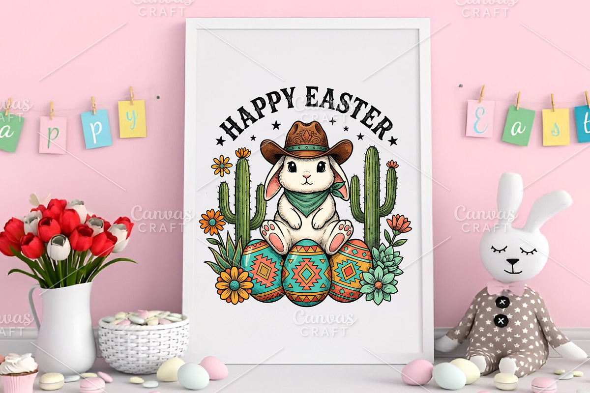 Howdy Easter PNG, Kids Easter PNG, an Illustration by Canvas Craft (Photo 6 of 6)