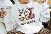 Santa Sleigh and Reindeer Christmas, an Illustration by Sublimation Artist (Thumbnail 4 of 6)