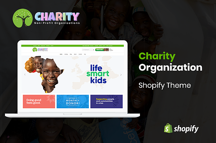 Charity Organization Shopify Theme, a Shopify Template by ThemeTidy Shopify Agency