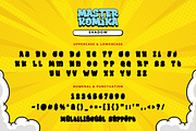 Master Komika - Comic Display Font, a Handwritten Font by Sronstudio (Thumbnail 14 of 16)