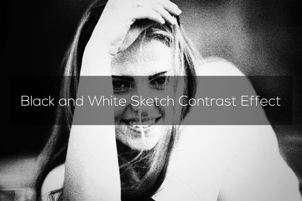 Black and White Sketch Effect, an Action Add-On by The_DrX (Photo 1 of 8)