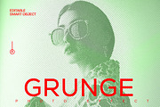 Grunge Halftone Photo Effect Mockup, a Layer Style Add-On by ContestDesign (Thumbnail 1 of 2)