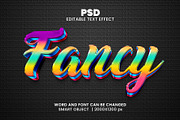 Fancy Colorful 3d Psd Text Effect, a Layer Style Add-On by bdrobin (Thumbnail 1 of 2)