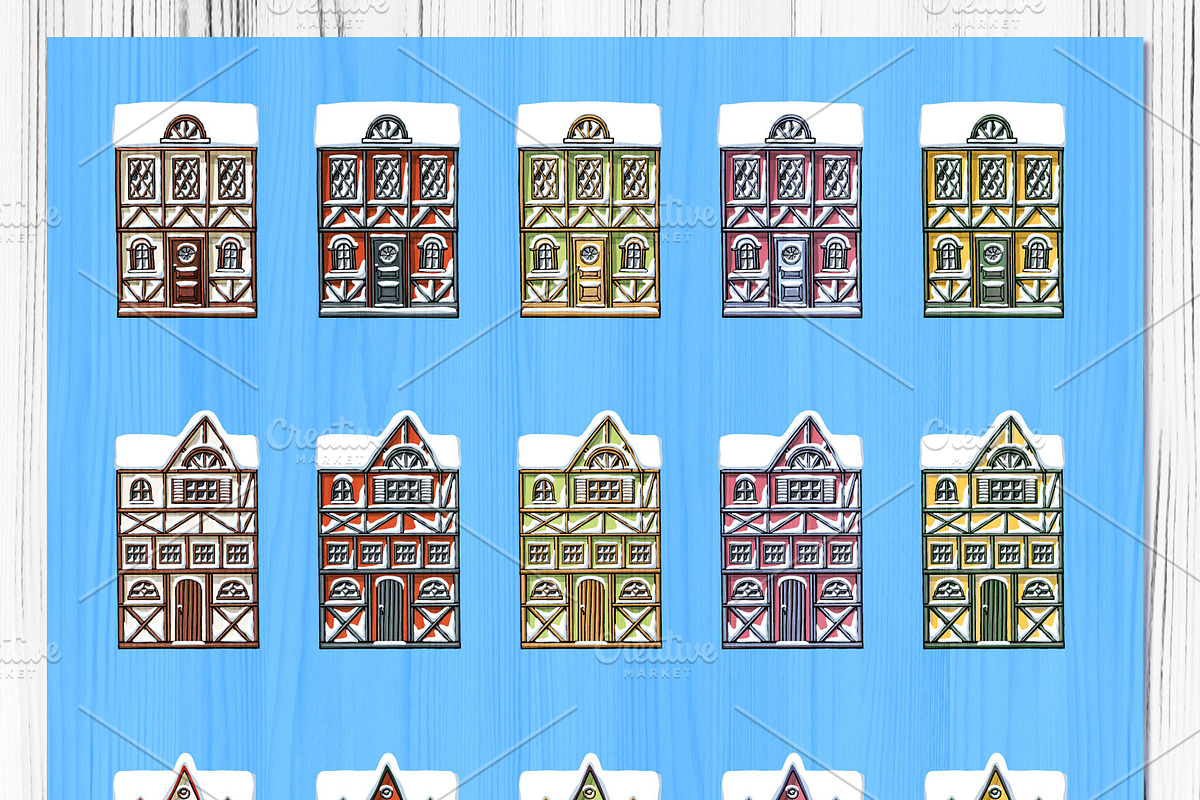 Big Set Home Creator Houses, a Graphic by Iraida_Bearlala (Photo 5 of 7)