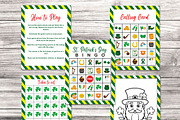 St. Patrick's Day Bingo Printable, a Print Template by Graphicsnext (Thumbnail 2 of 4)