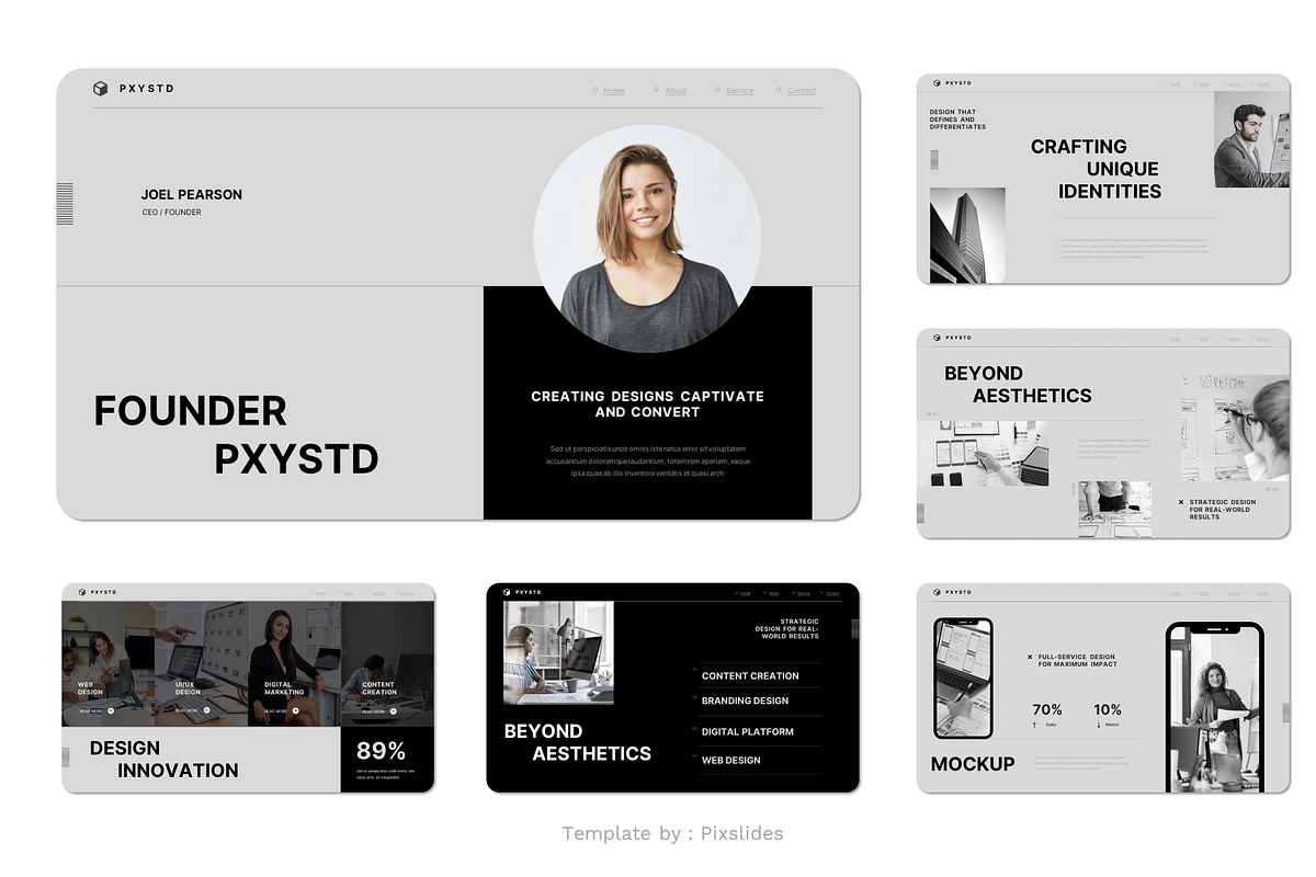 Web Design Agency Keynote, a Presentation Template by Pixslides (Photo 3 of 4)