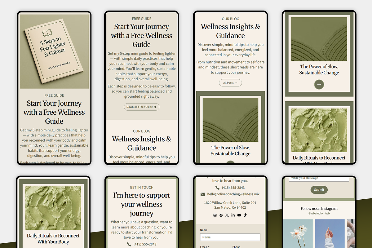 Wellness & Life Coach Website, a Wix Template by Kitteeh (Photo 13 of 20)