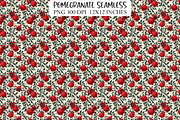 Pomegranate Seamless Patterns, a Texture Illustration by DreamPrint404 (Thumbnail 1 of 3)