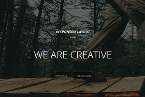 creative-Single page Template