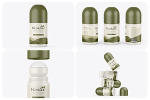 Deodorant Roll-On Mockups, a Packaging Mockup by Mockups Planet