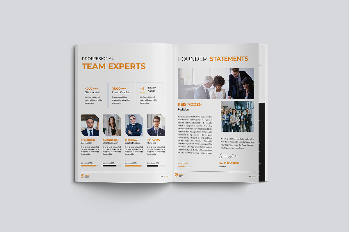 Project Business Proposal Template, a Brochure Template by TMint Play (Photo 6 of 8)