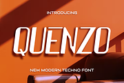Quenzo font, a Serif Font by VectorCraft (Thumbnail 1 of 4)