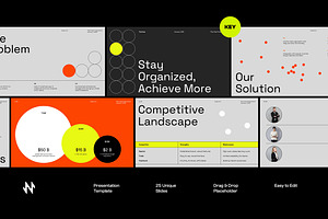 SkyLens SaaS Pitch Deck Keynote, a Templates & Theme by Neermana
