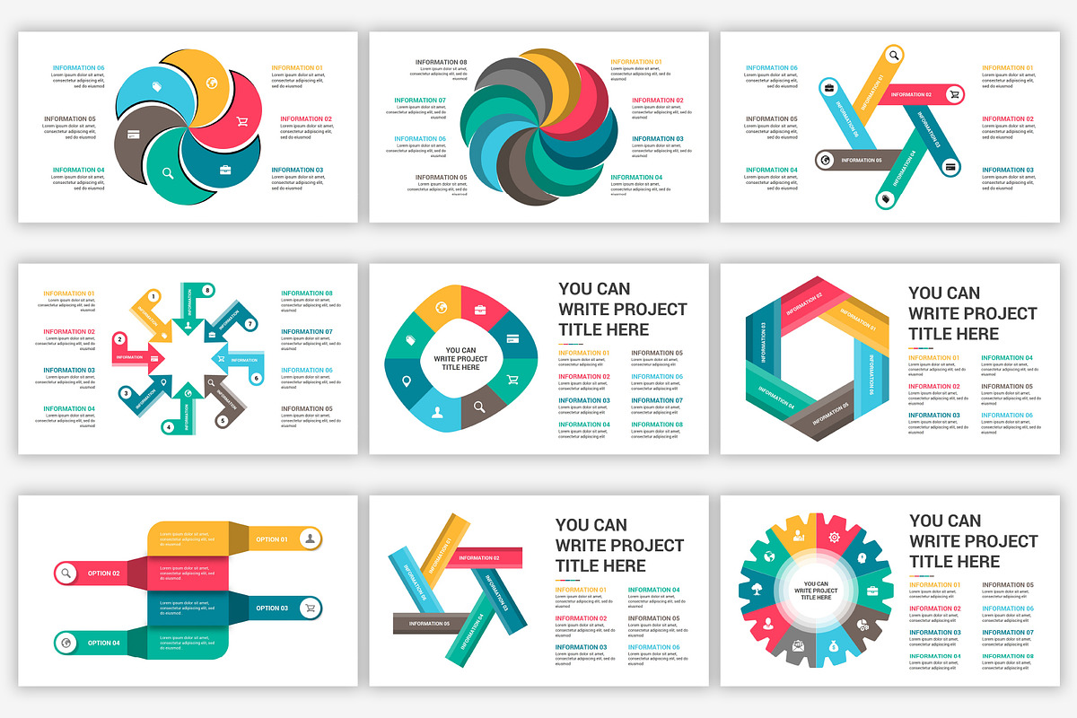 Creative PowerPoint Infographics, a Presentation Template by SlideOne (Photo 7 of 9)