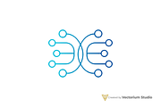 Network Nodes Abstract Logo, a Branding & Logo Template by Vectorium Studio (Thumbnail 1 of 15)