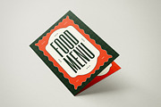 Orange Vintage Food Menu Bifold, a Brochure Template by graphicook (Thumbnail 1 of 3)