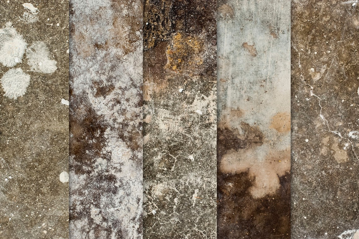 20 Stained Concrete Textures/Brushes, a Texture Graphic by WeGraphics (Photo 5 of 6)
