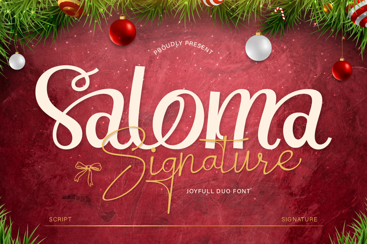 Saloma Signature, a Script Font by Burntilldead (Photo 1 of 11)