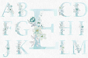 Sea Mist Watercolor Alphabet, an Illustration by fashionaddict (Thumbnail 5 of 9)
