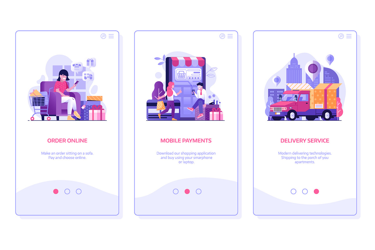 Online Shopping Web Illustrations, a Person Illustration by Alex Krugli (Photo 6 of 14)