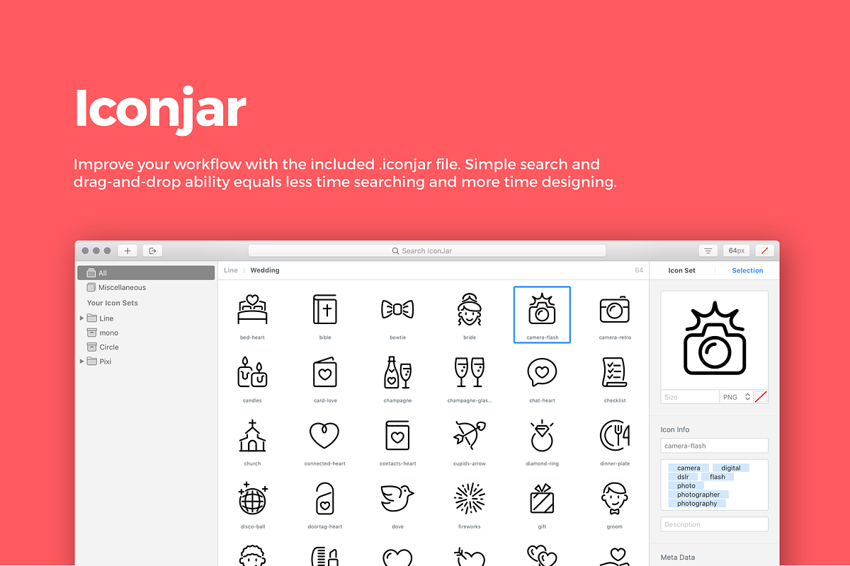 Wedding & Love Icons — Pixi Line, an Outline Icon by Scott Dunlap (Photo 9 of 9)