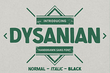 Dysanian - Hand Drawn Sans Font