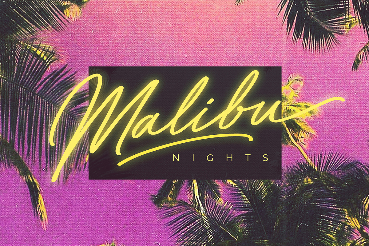 Bayshore + New! Neon Glow Styles preview 2