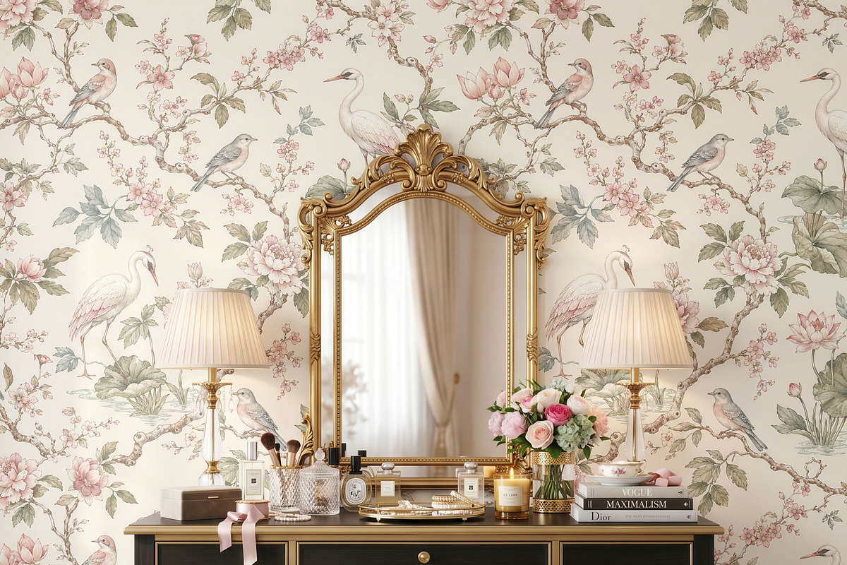Dressing Room Wallpaper Mockup PSD, a Household Mockup by 1001 mockups (Photo 8 of 15)
