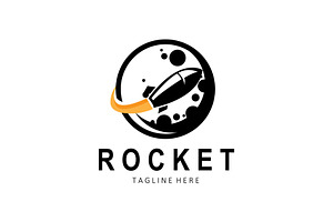 Rocket Logo Design Space Exploration