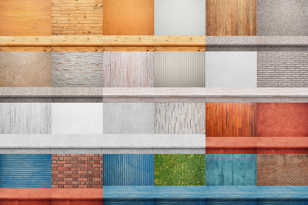 100 Realistic Shelves on Wall. Set 1, a Texture Graphic by FWStudio